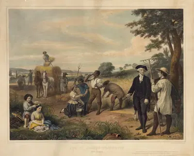 Жизнь Джорджа Вашингтона – Фермер by Юниус Брутус Стернс, 1854 — digital art print download