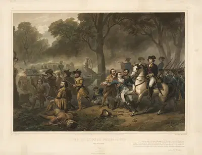 Жизнь Джорджа Вашингтона – Солдат by Юниус Брутус Стернс, 1854 — digital art print download
