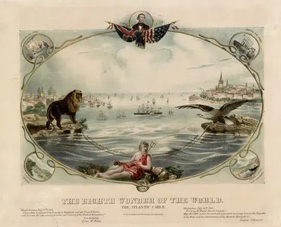 Восьмое чудо света — Атлантический кабель by Киммел и Форстер, 1866 — digital art print download