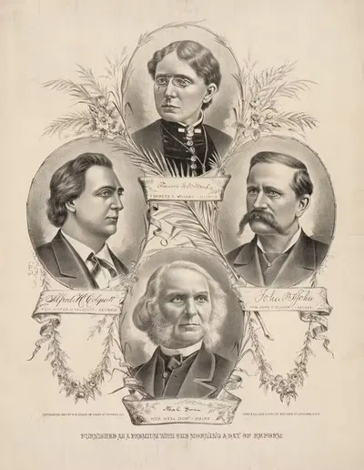 Furnished as a premium with the morning & day of reform by Kurz & Allison, 1883 — digital art print download