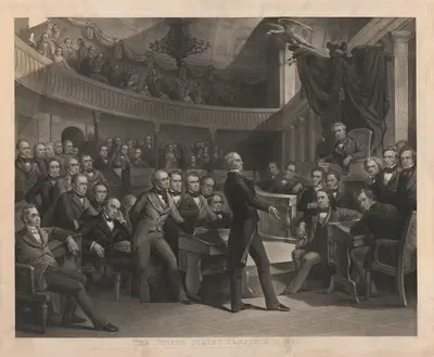Сенат Соединенных Штатов, 1850 год by Петер Фредерик Ротермель, 1855 — digital art print download