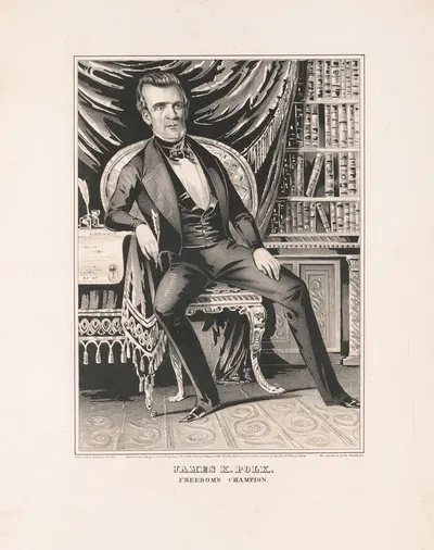 Джеймс К. Полк. Чемпион свободы by Сарони, Мэйор и Кнапп Лит., 1846 — digital art print download