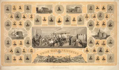 Ассоциация военнопленных Союза by Сарони, Мэйор и Кнапп Лит., 1863 — digital art print download
