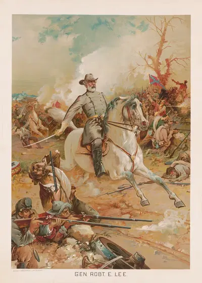 Генерал Роберт Э. Ли by Шобер и Карквиль, 1891 — digital art print download