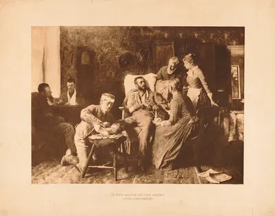 В руках врага после Геттисберга by Томас Ховенден, 1890 — digital art print download