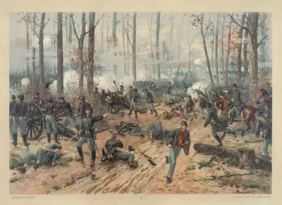 Битва при Шило by Тюр де Тульстрюп, 1888 — digital art print download