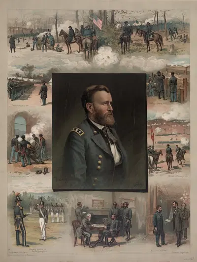 Грант от Вест-Пойнта до Аппоматтокса by Тюр де Тульстрюп, 1885 — digital art print download