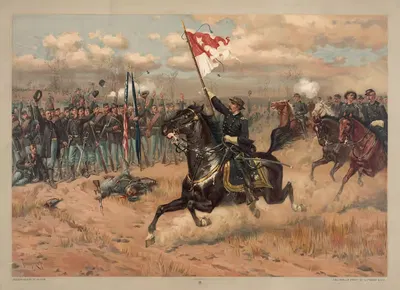 Поездка Шеридана by Тюр де Тульстрюп, 1886 — digital art print download