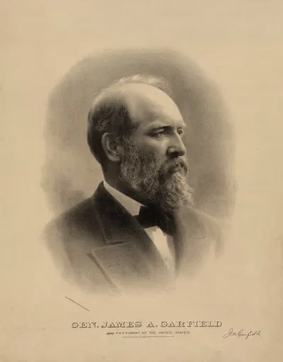 Генерал Джеймс А. Гарфилд, 20-й президент Соединенных Штатов by В. Дж. Морган и Ко, 1881 — digital art print download