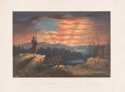 Наше небесное знамя by Уильям Боли, 1861 — digital art print download