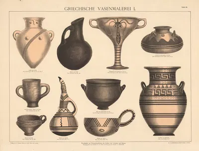 Griechische Vasenmalerei I by A. Pichlers Witwe & Sohn, 1925 — digital art print download