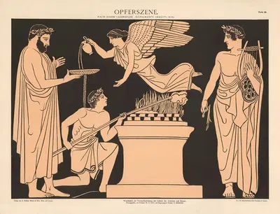 Сцена жертвы by А. Пихлерс Витве и сын, 1925 — digital art print download