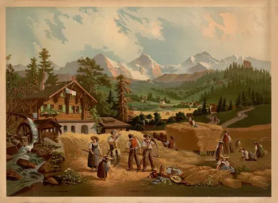 Лето by Бернхард Фрёлих, 1881 — digital art print download