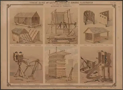 Римские и греческие боевые машины by Бронислав Гембаржевский, 1906 — digital art print download