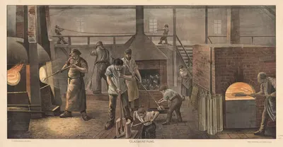 Glasbereitung by Bruno Héroux, 1910 — digital art print download