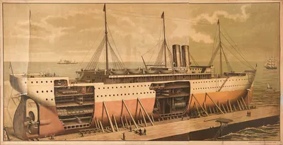Seeschiff by Bruno Héroux, 1910 — digital art print download