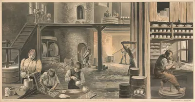 Porzellanbereitung by Bruno Héroux, 1910 — digital art print download