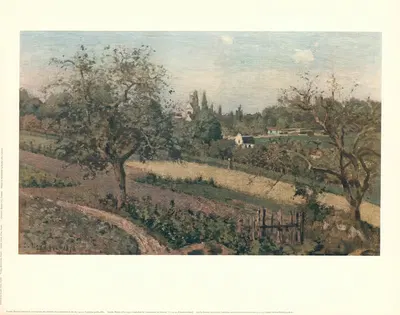Камиль Писсарро, Пейзаж рядом с Лувесьеном летом by Керкль Франсэ д'Ар, 1952 — digital art print download