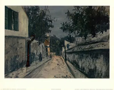 Морис Утрилло. Улица Соль by Керкль Франсэ д'Ар, 1952 — digital art print download