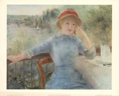 Пьер Огюст Ренуар, У Гренуйера by Керкль Франсэ д'Ар, 1952 — digital art print download
