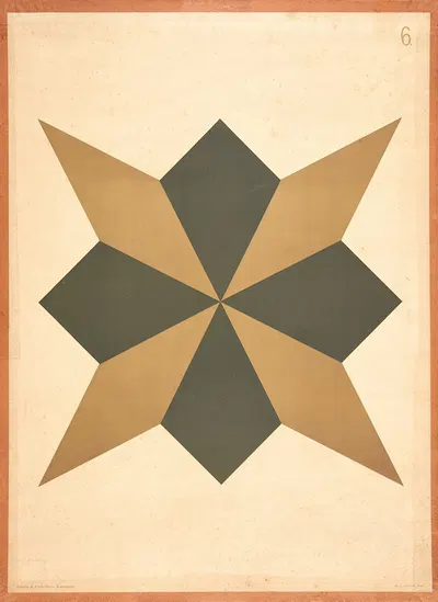 Звёздная фигура by Хр. Дж. Като, 1910 — digital art print download