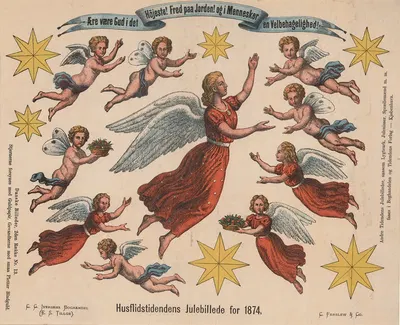 Рождественская картина для 1874 года by Эмиль Бэрентцен, 1874 — digital art print download