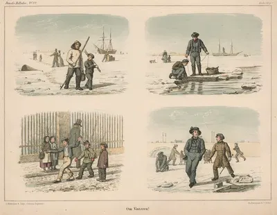 Зимой by Эмиль Бэрентцен, 1863 — digital art print download