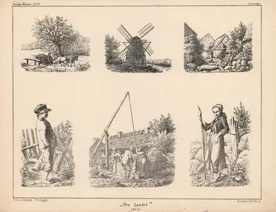 Фра Ландет. by Эмиль Бэрентцен, 1863 — digital art print download
