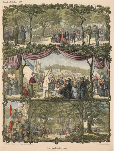 У Фра Дирехавсбаккена by Эмиль Бэрентцен, 1863 — digital art print download