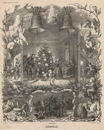 Юлебилде by Эмиль Бэрентцен, 1863 — digital art print download