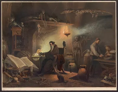 Der Alchimist by Franz Bukacz, 1900 — digital art print download
