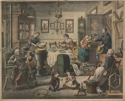 Гостиная by Фриц Зондерланд, 1888 — digital art print download