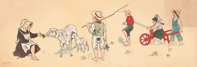 На ферме by Джордж Маркендорф, 1908 — digital art print download