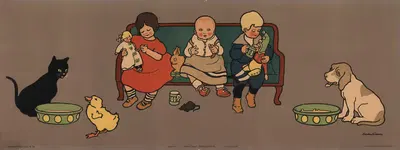 Благословенная еда by Гертруд Каспари, 1905 — digital art print download