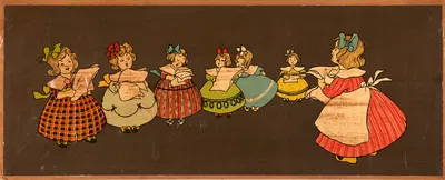 Хор. by Гертруд Каспари, 1905 — digital art print download