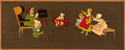 The Classroom by Gertrud Caspari, 1905 — digital art print download