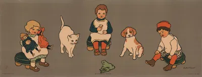 The intrusive frog by Gertrud Caspari, 1905 — digital art print download