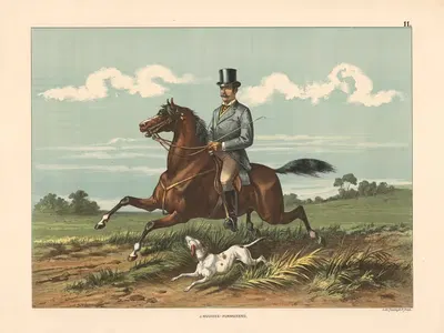Rider by J. Muusses, 1910 — digital art print download