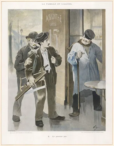 Le premier pas by Jean Geoffroy, 1914 — digital art print download