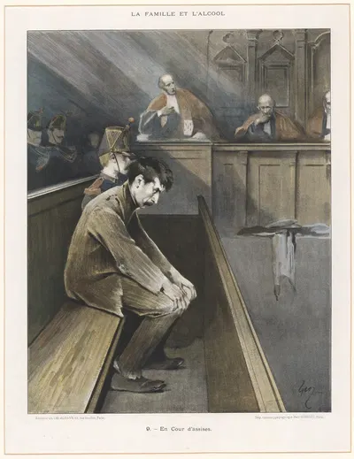 En Cour d'assises by Jean Geoffroy, 1914 — digital art print download