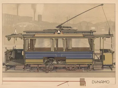 Dynamo by Josef Klemm, 1910 — digital art print download