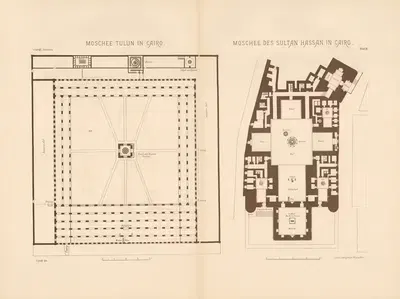 Мечеть Тулун в Каире. Мечеть султана Хасана в Каире by Йозеф Лангль, 1911 — digital art print download
