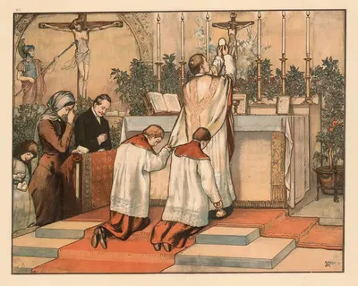 Молитва благодарности by Иосиф Рейх, 1911 — digital art print download