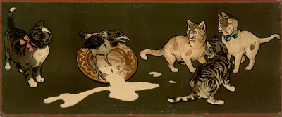 Непрошенный гость. by К. Вагнер, 1911 — digital art print download