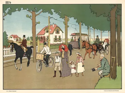 Город by Лит. Дж. Беерта, 1904 — digital art print download