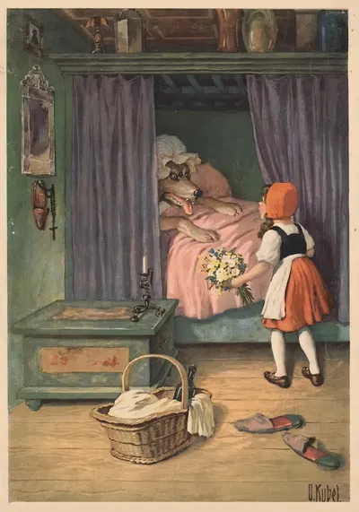 Красная шапочка № 5 by Отто Кубель, 1931 — digital art print download