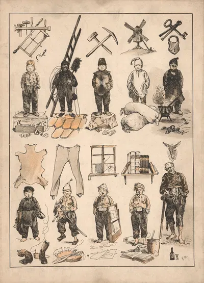 Грустная история глупого маленького Ганса by Пауль Фридрих Мейерхейм, 1915 — digital art print download