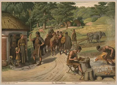 Из бронзового века by Расмус Кристиансен, 1907 — digital art print download