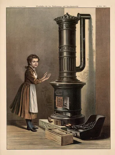 Духовка by В. Крювел, 1888 — digital art print download