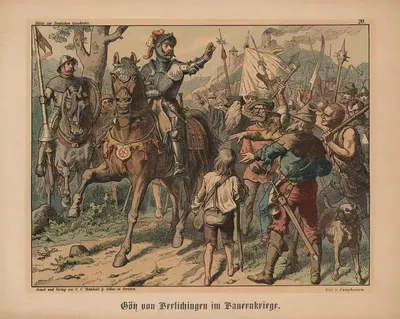 Гётц фон Берлихинген во время крестьянской войны by Вильгельм Камфауzen — digital art print download